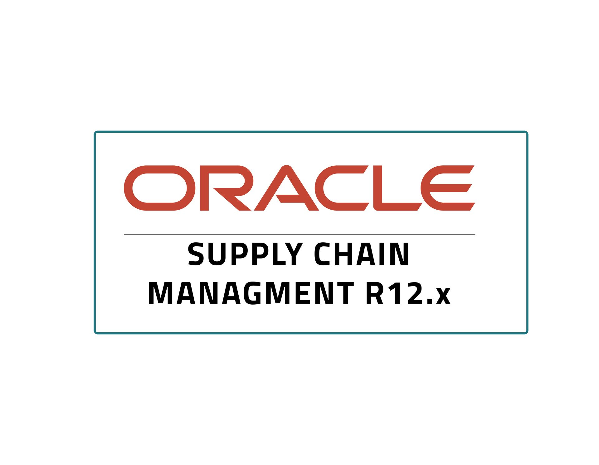 Oracle e-Business R12 SCM